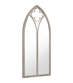 Best Tuinspiegel 70x30 cm ijzer zandkleurig Spiegels