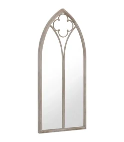 Discount Tuinspiegel 100x45 cm ijzer zandkleurig Spiegels