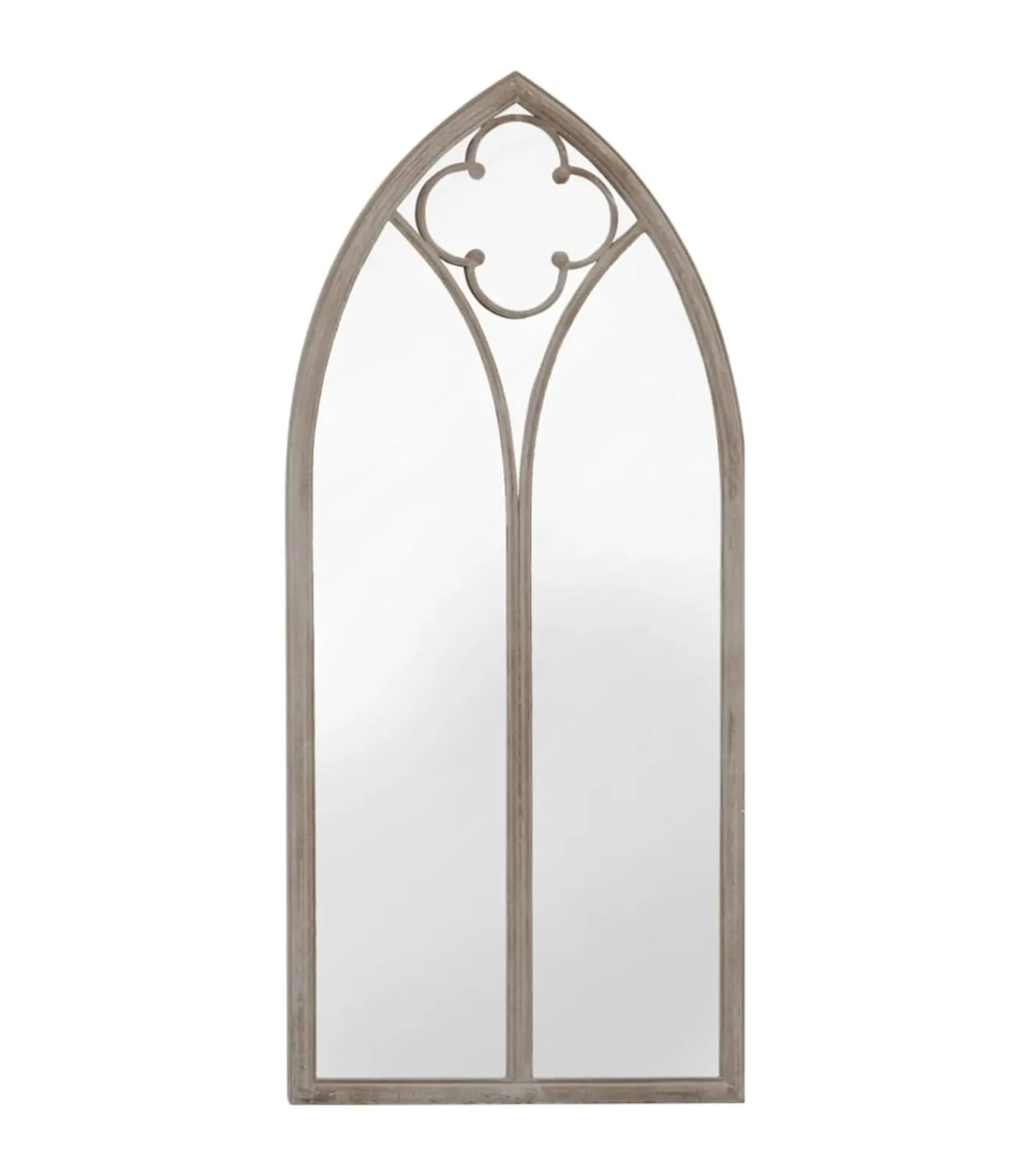 Discount Tuinspiegel 100x45 cm ijzer zandkleurig Spiegels