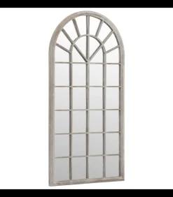 Online Tuinspiegel 90x45 cm ijzer zandkleurig Spiegels