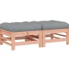 Discount Tuinvoetenbank met kussen massief douglashout Tuinmeubelen