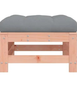 Discount Tuinvoetenbank met kussen massief douglashout Tuinmeubelen