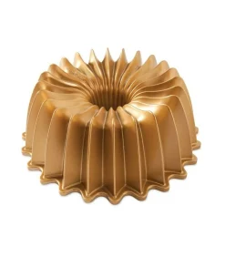 Discount Tulband Bakvorm Brilliance Bundt Goud ø 26 cm / 2.4 liter Bakken