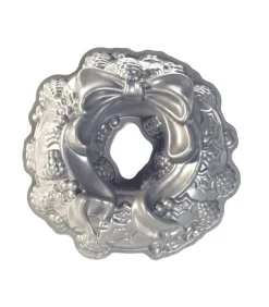 Discount Tulband Bakvorm Holiday Wreath Zilver ø 29 cm / 2.1 liter Bakken