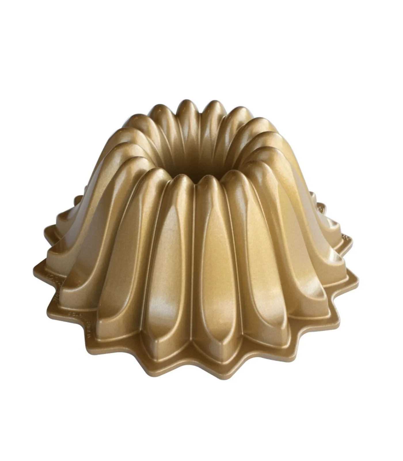 Clearance Tulband Bakvorm Lotus Bundt Goud ø 21 / 1.2 liter Bakken