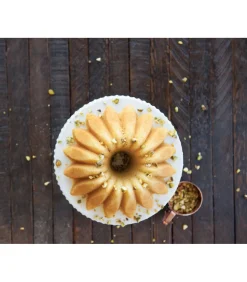 Clearance Tulband Bakvorm Lotus Bundt Goud ø 21 / 1.2 liter Bakken