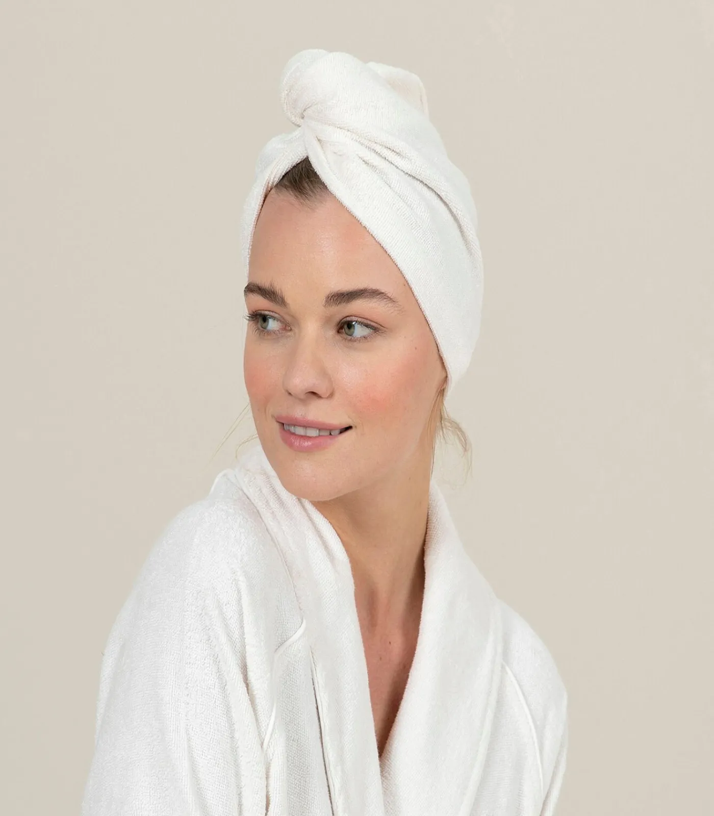 Outlet Tulband Handdoek Wit Badset