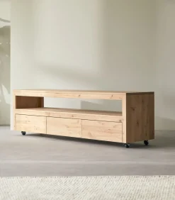 Sale Tv-meubel in massief eikenhout met knoesten 180 Anoa Meubels