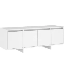 Clearance Tv-meubel 120x30x40,5 cm bewerkt hout wit Meubels