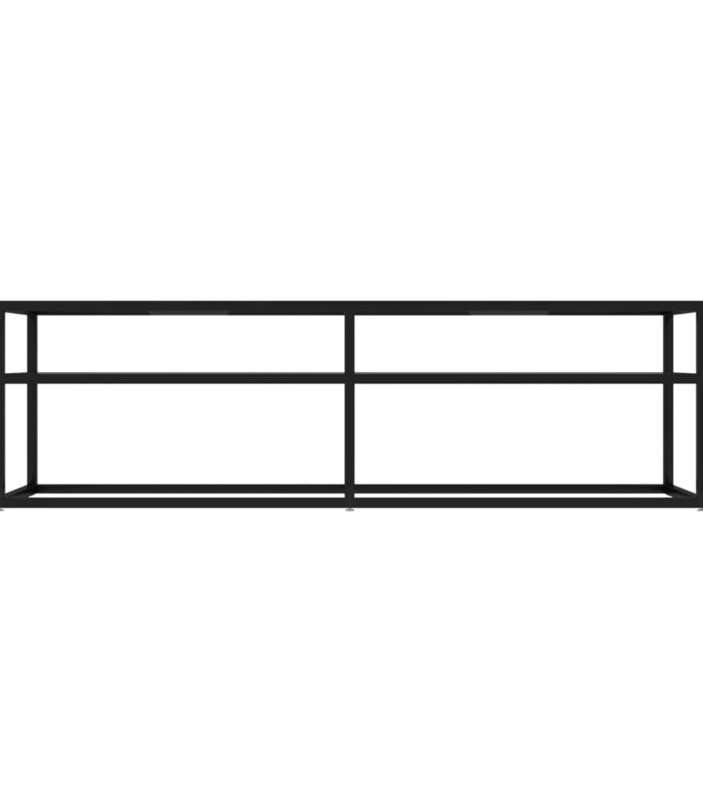 Tv-meubel 140x40x40,5 cm gehard glas transparant Meubels
