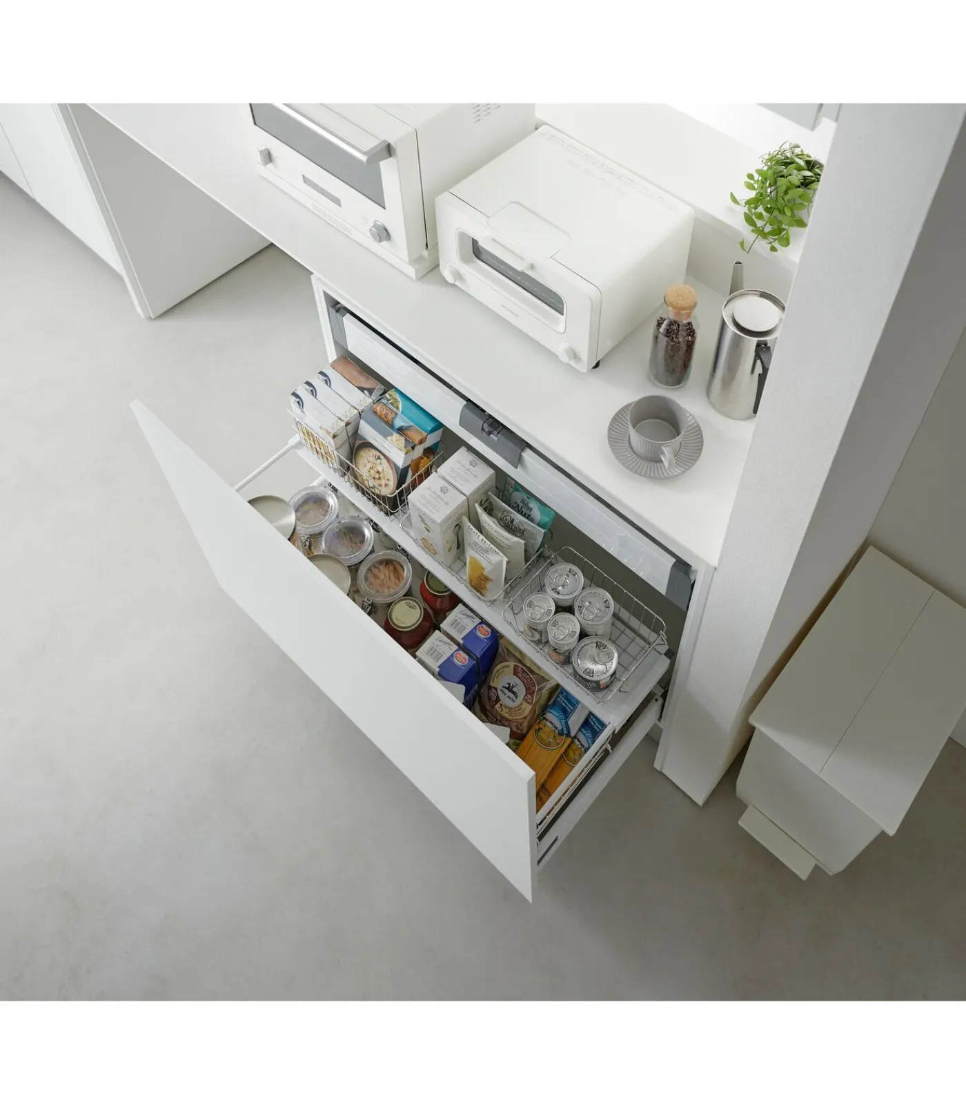 Uitschuifbare Lade Plank - Tower - Wit Organiseren