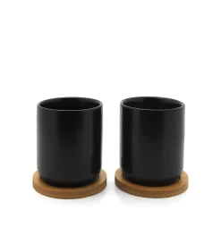 Umea Giftset 2 Theemugs 0,2l, zwart Koffie & Thee Maken