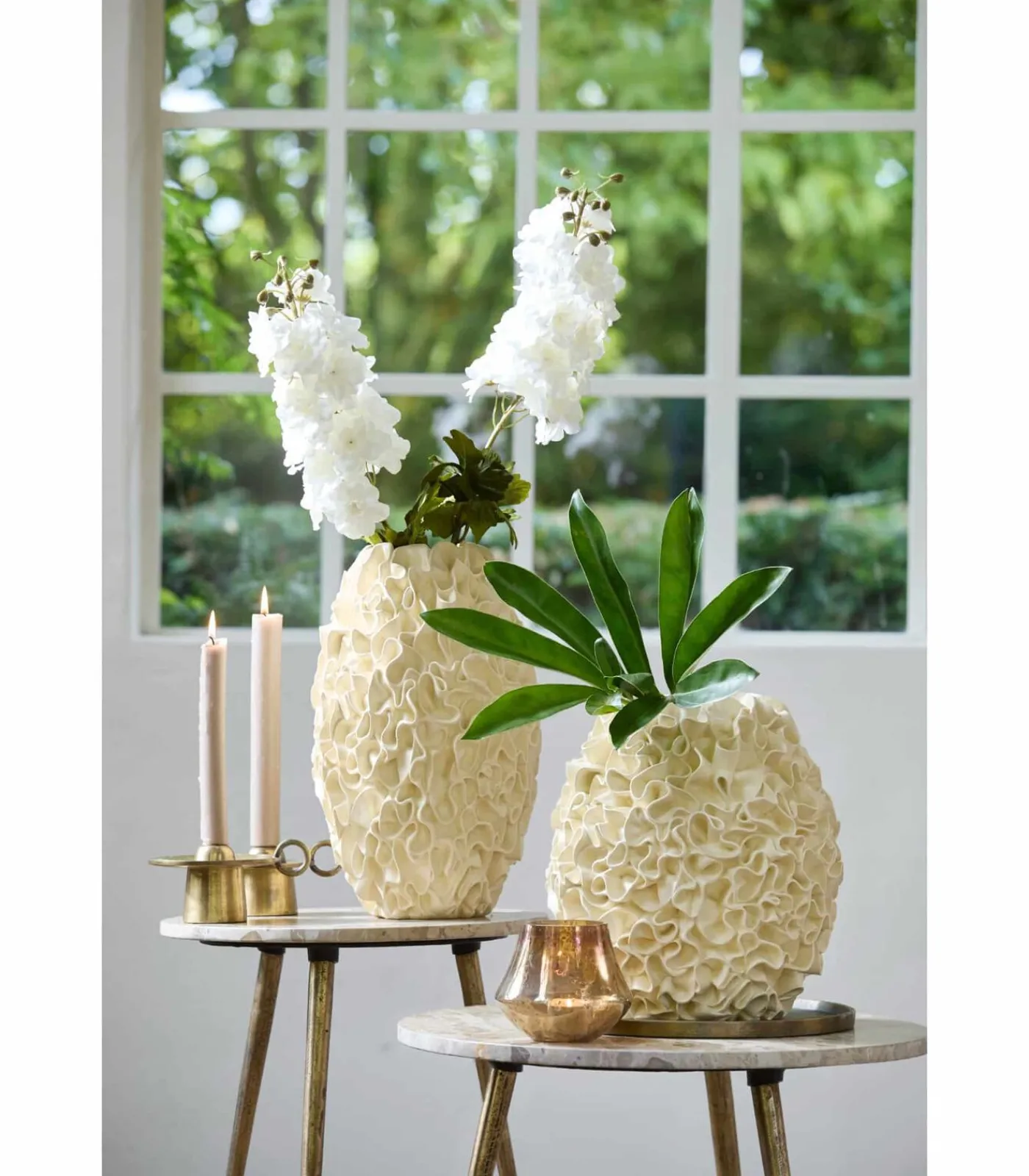 New Vaas Agello - Wit - Ø28cm Vazen