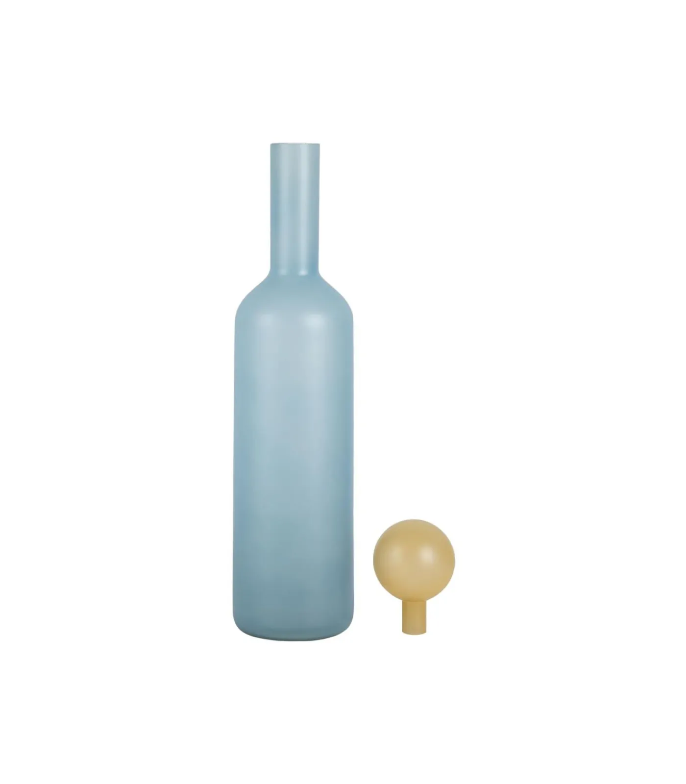 Vaas Alegre Botellin - Zachtblauw - Ø11cm Vazen