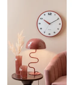 Outlet Vaas Bird On Branch - Rode oker - 9.5x9.5x27cm Vazen