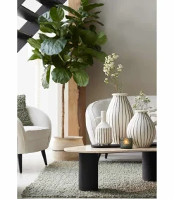 Vaas Diphu - Wit - Ø23.5x43cm Vazen