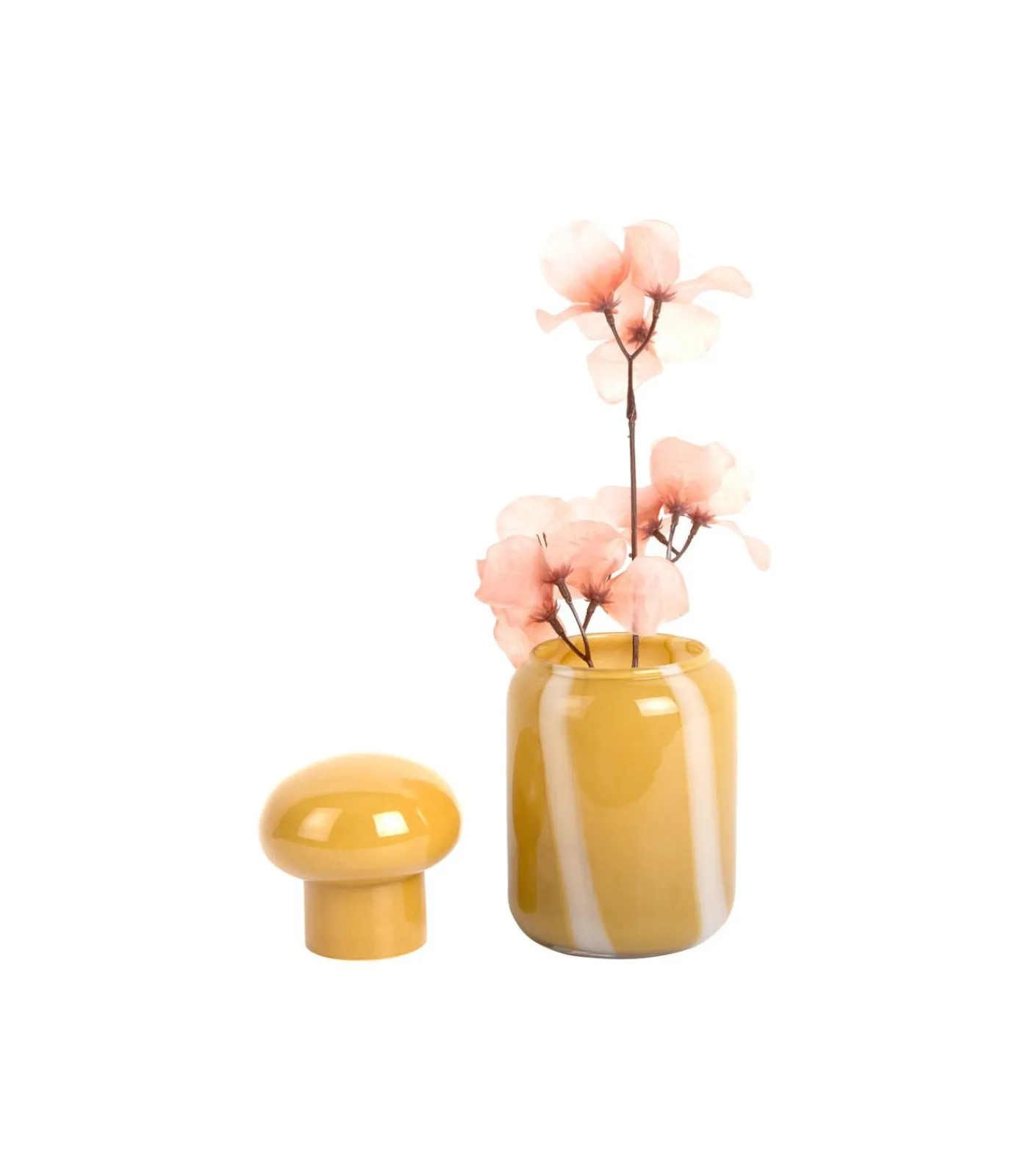 New Vaas Dulce Raya - Okergeel - Ø10cm Vazen