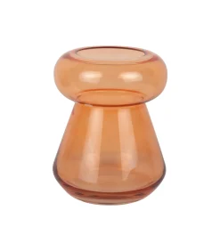 Outlet Vaas Excelente - Oranje - 20.5x20.5x26cm Vazen