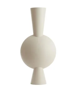 Outlet Vaas Kavandu - Wit - 47x26x100cm Vazen