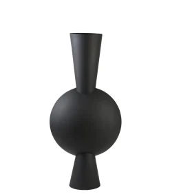 Vaas Kavandu - Zwart - 47x26x100cm Vazen