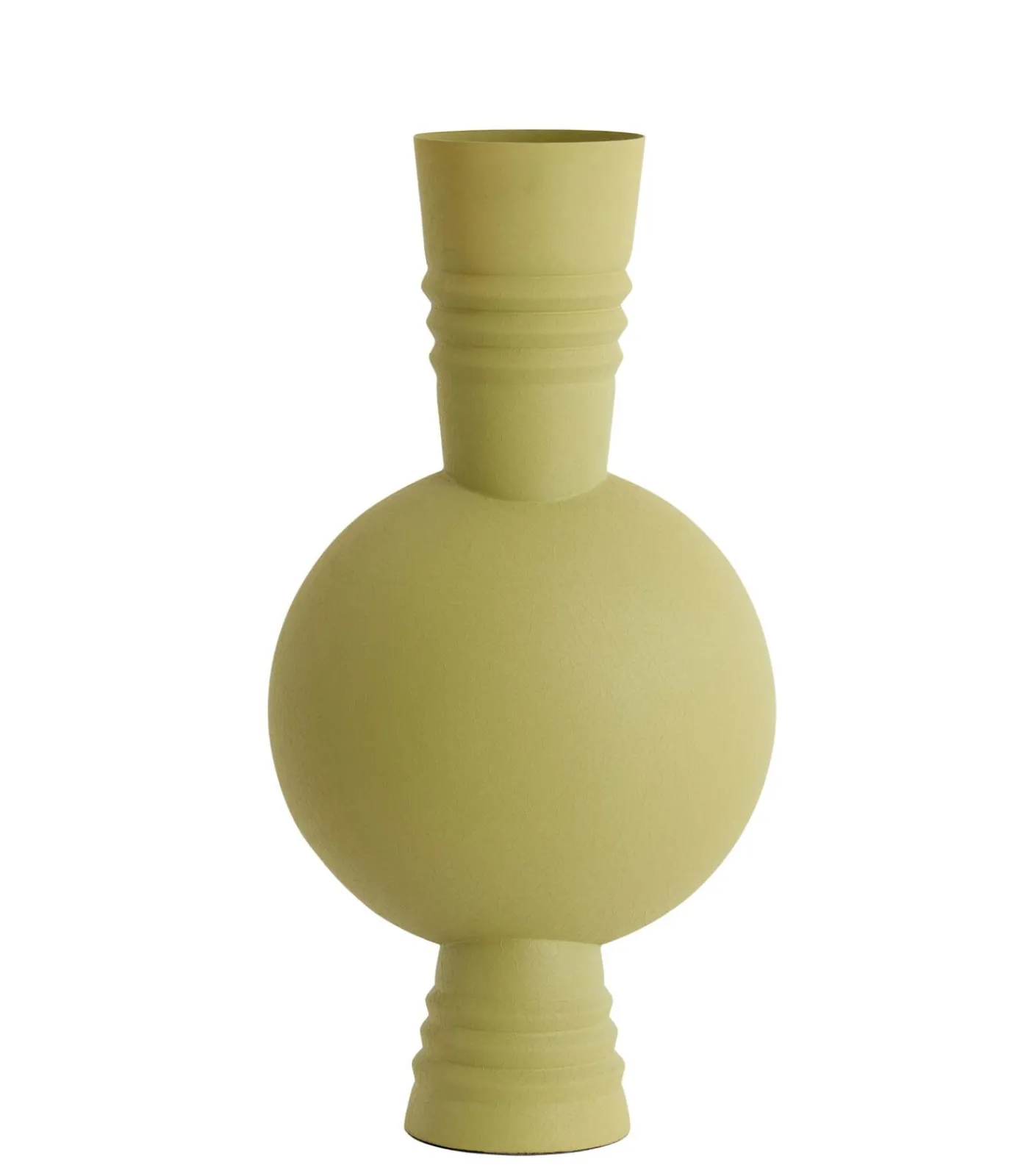 Vaas Kavansi - Olijfgroen - 21x21x60cm Vazen