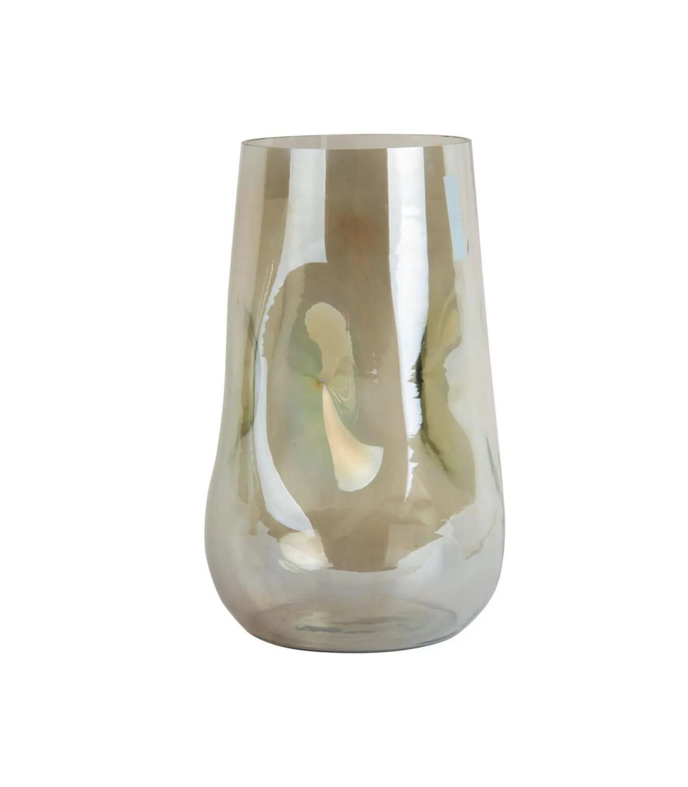 Discount Vaas Luster Organic - Groen - Ø17cm Vazen