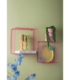 Sale Vaas Macaron - Zachtroze - 9.3x9.3x19.5cm Vazen