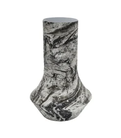 Online Vaas Mosaic Marble - Wit - 20x20x31cm Vazen