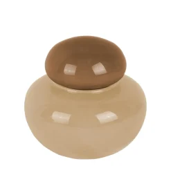 Online Vaas Nuevo Dulce - Zachtbruin - 13.5x13.5x13.5cm Vazen