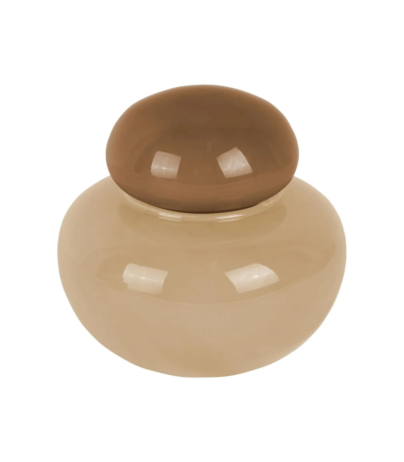 Online Vaas Nuevo Dulce - Zachtbruin - 13.5x13.5x13.5cm Vazen