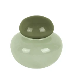 Vaas Nuevo Dulce - Zachtgroen - 13.5x13.5x13.5cm Vazen