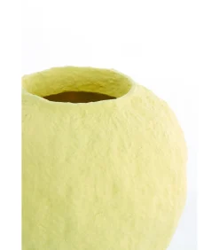 Vaas Pantoja - Mat Geel - Ø45cm Vazen