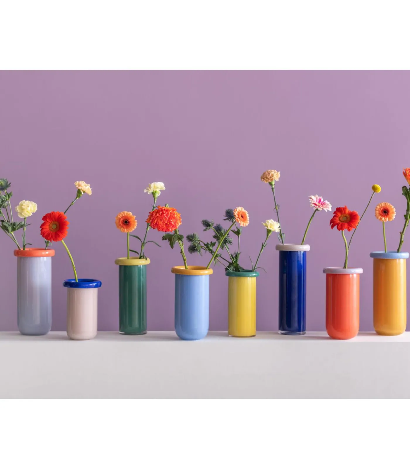 Online Vaas Plegado L - Groen - 12.2x12.2x27.5cm Vazen