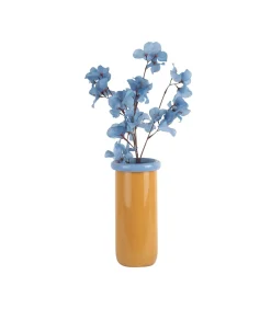 Vaas Plegado Xl - Geel - 14x14x30.5cm Vazen