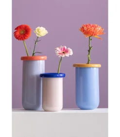 Discount Vaas Plegado Xs - Roze - 12.5x12.5x21cm Vazen