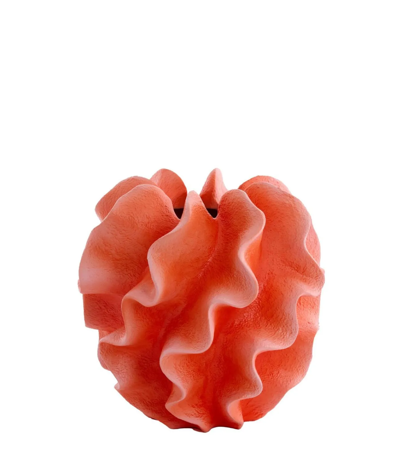 Vaas Sharuna - Koraalrood - 32.5x32.5x31cm Vazen