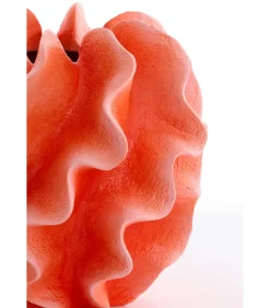 Vaas Sharuna - Koraalrood - 32.5x32.5x31cm Vazen