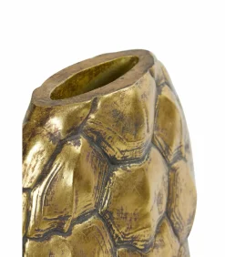 New Vaas Turtle - Antiek Brons - 40.5x11x40cm Vazen