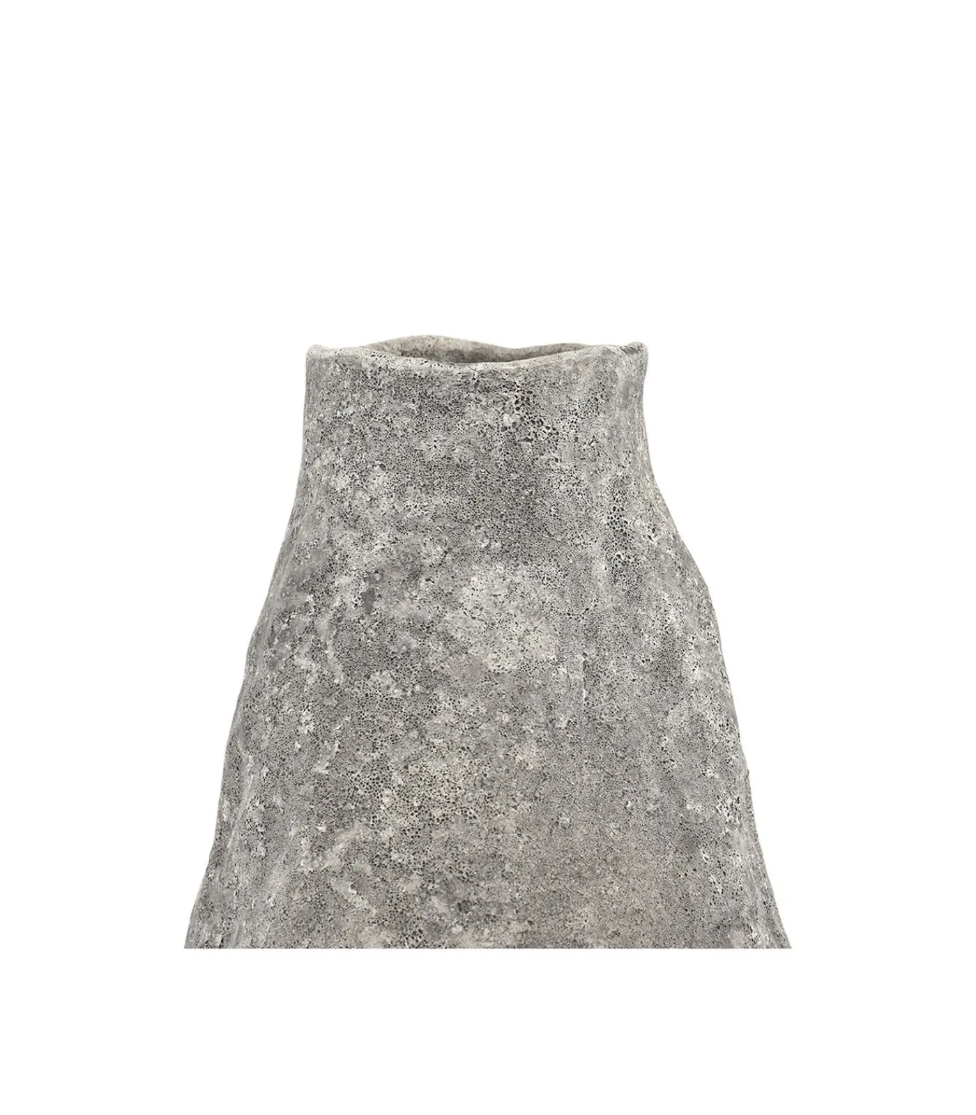 Hot Vaas 17xH33,5cm antraciet Cave Vazen