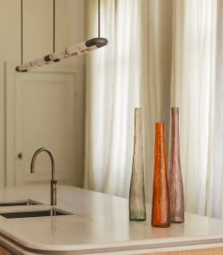 Clearance Vaas 9xH55cm bordeaux Twig Vazen