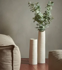 Best Vaas 11,5xH50cm wit Cone Vazen