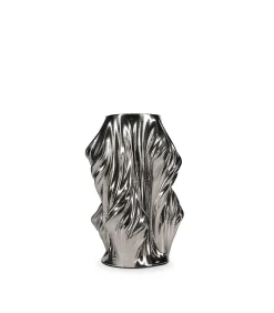 Hot Vaas 20x20xH28,5cm satin Vea Vazen