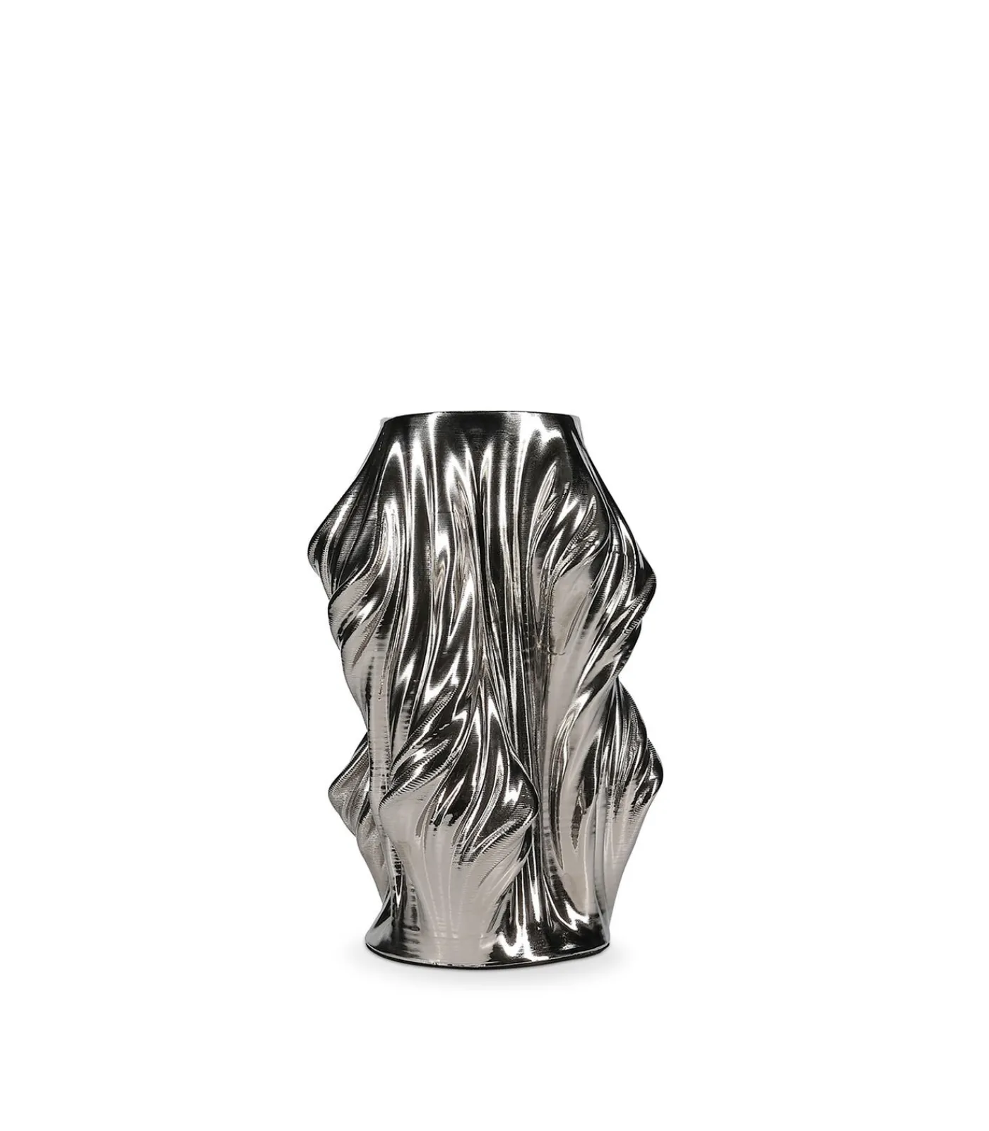 Hot Vaas 20x20xH28,5cm satin Vea Vazen