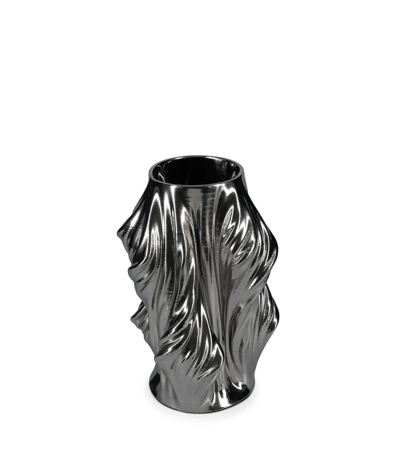 Hot Vaas 20x20xH28,5cm satin Vea Vazen