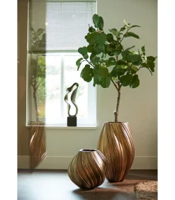 Vaas Yatung - Antiek Brons - Ø34cm Vazen