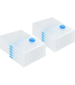 Outlet Vacuüm opbergzakken 10 pcs Transparant en blauw 70 x 50 cm Organiseren