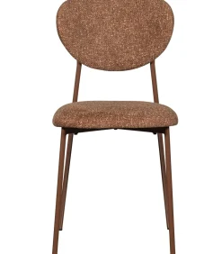 Best Valor Eetkamerstoelen - Polyester - Bruin - Set van 6 Stoelen