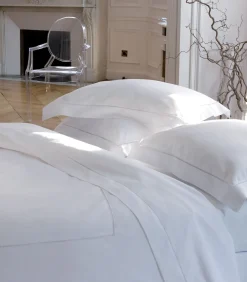 Outlet Venise - Effen laken in halflinnen Made in France Lakens