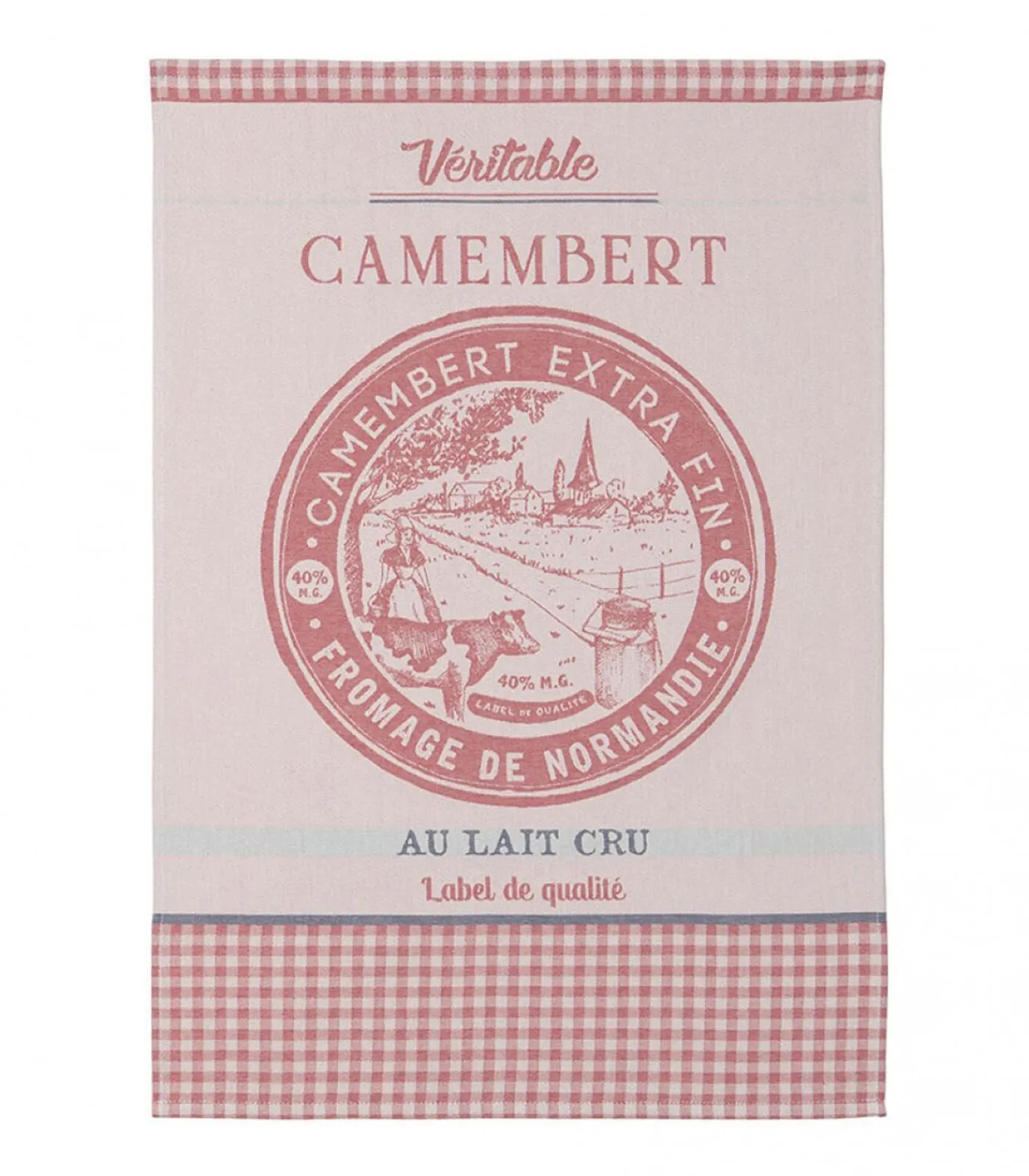 New VERITABLE CAMEMBERT - Tafellinnen Theedoek Keuken- & Tafellinnen