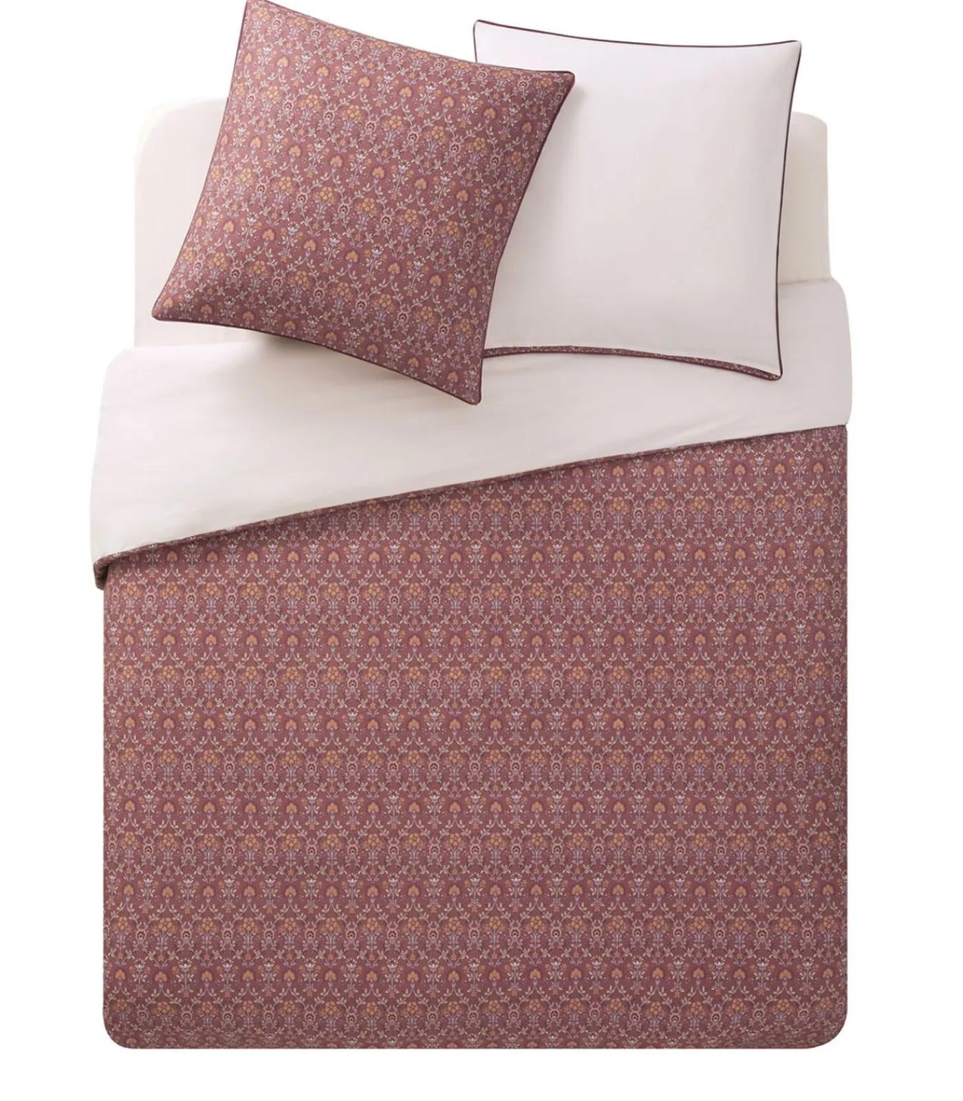Outlet Virginia - Dekbedovertrek in katoen perkal met print 240x220cm Dekbedovertrekken